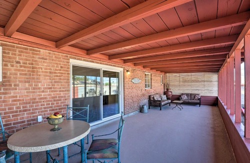 Tucson Casa | Tucson Home with Patio and Games Less Than 1 Mi to Park Place