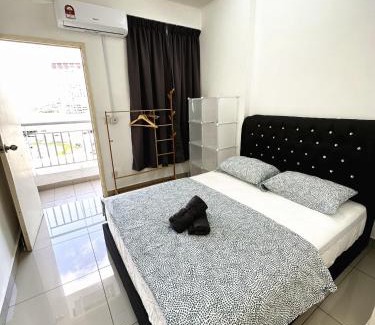 Bayan Lepas Apartamento | TuR10-Oppesite Pisa Stadium-1min-FoodCourt-MiniMarket