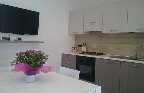 Calasetta Apartamento | Casa turquesa a pocos pasos de la playa con vista al mar (IUN P7111)