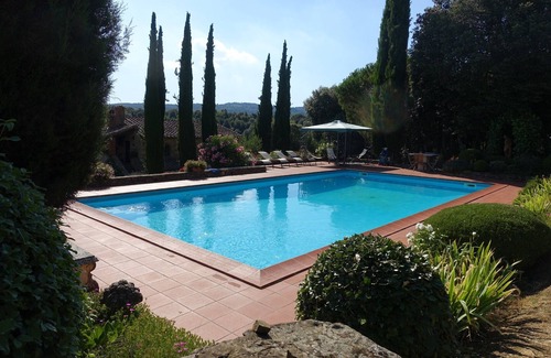 Civitella in Val di Chiana Villa | Villa Toscana con impresionantes vistas, piscina, gran jardín y privacidad