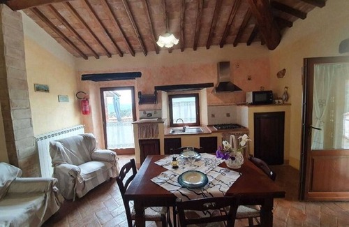 Seggiano Casa | Estancia con vistas panorámicas a la Toscana