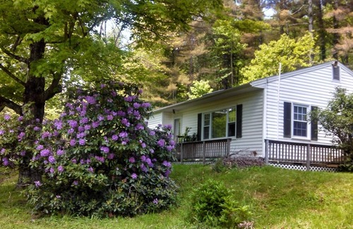 Upperglade Casa | Tranquilo, acogedor, frente al río 3 BR casa con vistas a la montaña y al bosque
