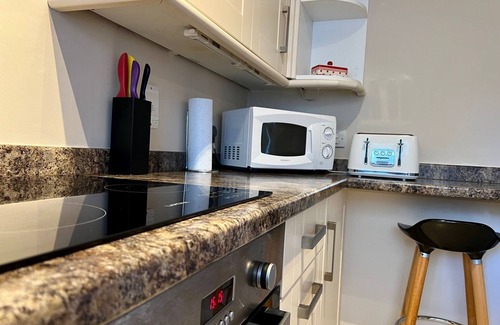 Sidmouth Apartamento | Cómodo apartamento en Sidmouth con estacionamiento, a un minuto a pie del paseo marítimo
