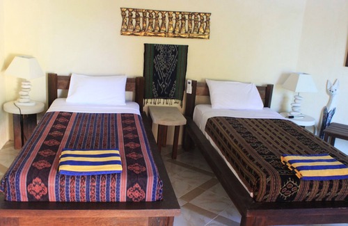 Purwakerti Hotel | TWIN bungalow con vista al mar con aire acondicionado (2 personas)