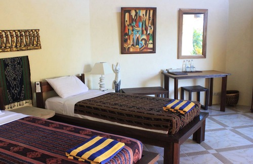 Purwakerti Hotel | TWIN bungalow con vista al mar con aire acondicionado (2 personas)