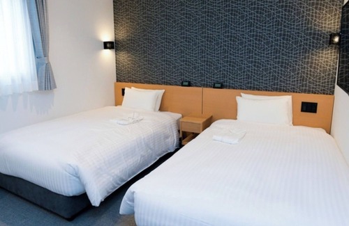 Susakiuramachi Hotel | Twin room stay without meals Simple stay Conve / Fukuoka Fukuoka