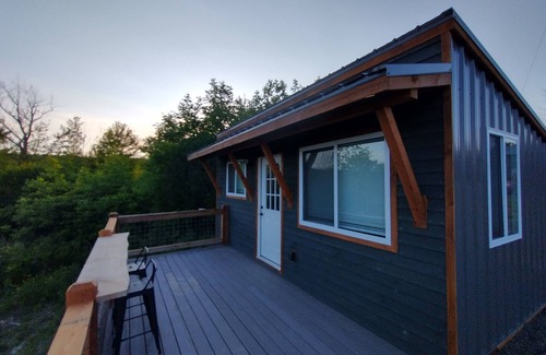 Beaver Dams Cabina | "Twins East" Waterfront property and micro cabin- 10 minutes from Watkins Glen!