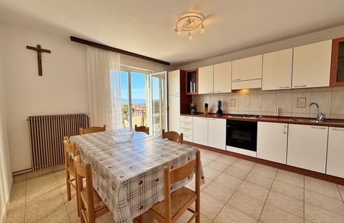 Barusici Apartamento | Apartamento para dos personas con balcón y vista al mar Malinska, Krk (A-23878-b)