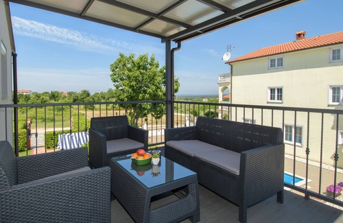 Stranici kod Nove Vasi Apartamento | Two bedroom apartment with terrace and sea view Stranići, Poreč (A-24558-a)