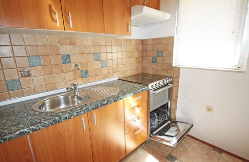 Vinjerac Apartamento | Apartamento para dos personas con terraza y vista al mar Vinjerac, Zadar (A-10413-a)