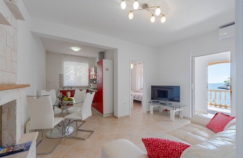 Blato Apartamento | Apartamento para dos personas en la playa Bahía Zaglav, Korcula (A-12208-a)