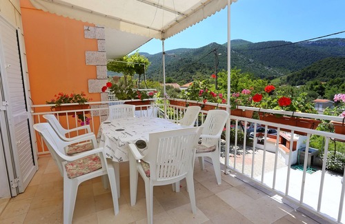 Zuljana Apartamento | Apartamento para dos personas con terraza y vista al mar Zuljana, Peljesac (A-252-b)