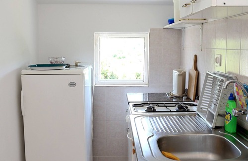 Drace Apartamento | Apartamento para dos personas con balcón y vista al mar Drace, Peljesac (A-10211-a)