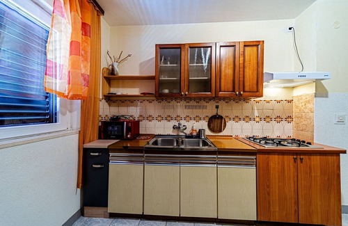 Drace Apartamento | Apartamento para dos personas con balcón y vista al mar Drace, Peljesac (A-14019-b)