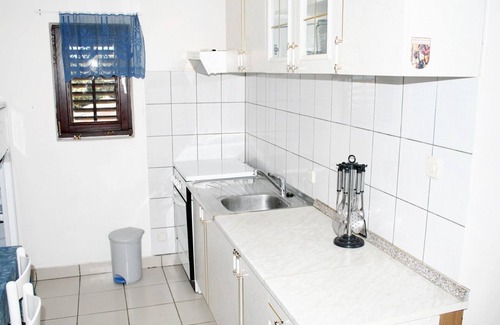 Mandre Apartamento | Apartamento para dos personas con terraza y vista al mar Mandre, Pag (A-3084-c)