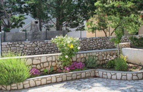 Mandre Apartamento | Apartamento para dos personas con terraza y vista al mar Mandre, Pag (A-3084-c)