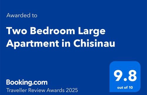 Chisinau Apartamento | Two Bedroom Large Apartment in Chisinau