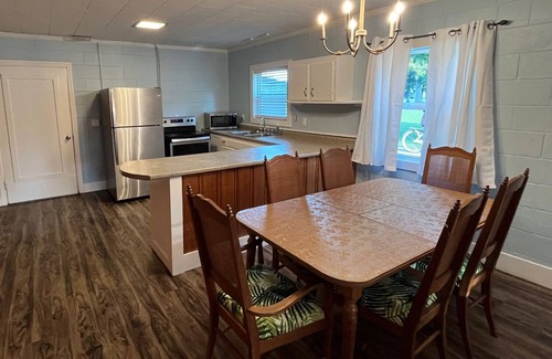 Craven County Cabaña | Two-bedroom/One bath Waterfront Cottage with Dock