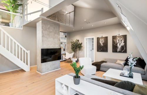 Trondheim City Centre Apartamento | Two bedroom penthouse with large living room and rooftop in the city centre of Trondheim