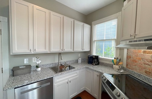 Beach Institute Casa | Two-story historic home along quiet streets and a gated courtyard. Free parking.