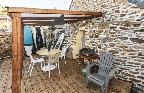 Saint-Michel-en-Greve Casa | " Ty Ar Mor " Maison de la Mer, à 40 m de la Plage