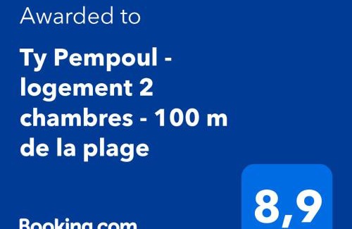 Saint-Pol-de-Leon Casa | Ty Pempoul - logement 2 chambres - 100 m de la plage