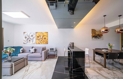 Xujiahui Cama Y Desayuno | Tyms 2BR 1BA Apt Xujiahui Metro