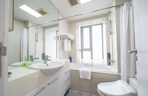 Xujiahui Cama Y Desayuno | Tyms Family 2BR 1BA Apt Xujiahui Center