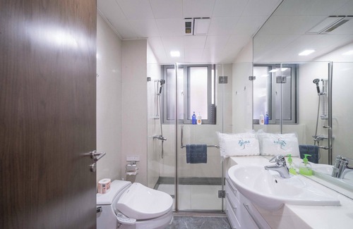 Xujiahui Cama Y Desayuno | Tyms Modern1BR 1BA Apt Near Metro 1 9 11