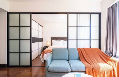 Xujiahui Cama Y Desayuno | Tyms Modern1BR 1BA Apt Near Metro 1 9 11