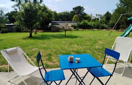 Plelo Cabaña | Typical Breton house with garden near the sea and the Bay of Saint Brieuc