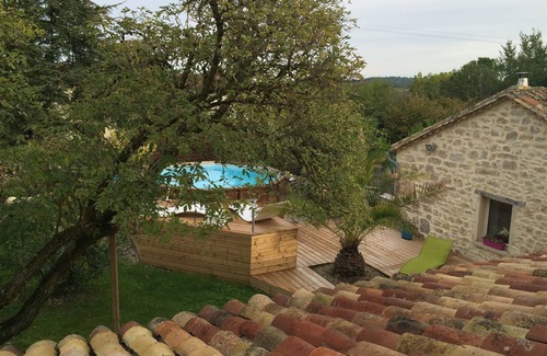 Sauzet Casa | TÍPICA STONE HOUSE 4 a 6 personas piscina y jacuzzi, y Cahors cerca de Montcuq