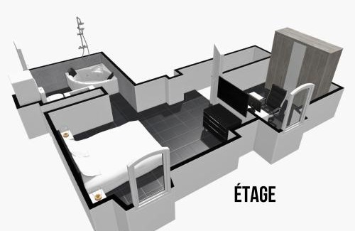Aghione Apartamento | U Casone, B&W modern apartment, Spa, Wifi, Air-conditioning, Free parking, Decreasing prices
