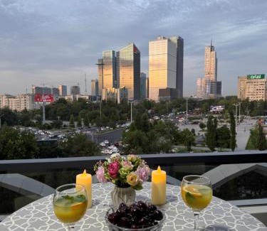 Tashkent Apartamento | U-Tower Studio Panoramic View of Tashkent City