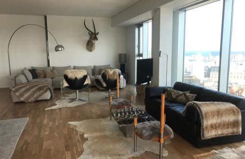 Aarhus C Apartamento | Unik udsigt og beliggenhed