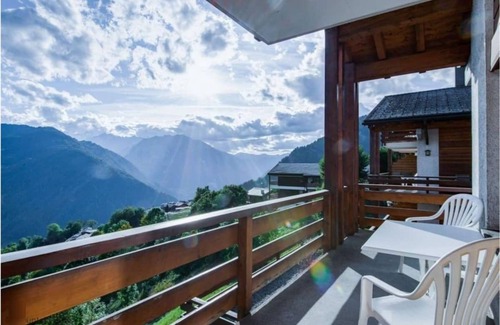Verbier Chalet De Esquí | Uninterrupted views of the mountains and across the valley