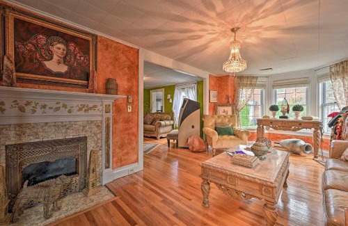 Plattsburgh Casa | Unique and Historic Home Walk to Lake Champlain