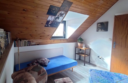 Zlin Casa | Unique attic with garden, library, bathtub, wifi & free parking