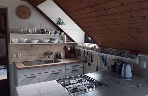 Zlin Casa | Unique attic with garden, library, bathtub, wifi & free parking