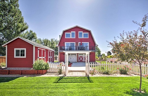 Fort Collins Casa | ��nico y moderno Fort Collins Barn w / Private Pond!