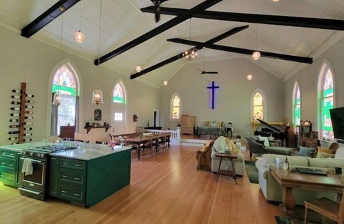Rose Creek Casa | Unique Church Home Destination Stay
