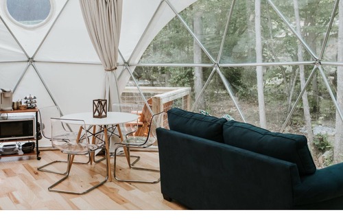 Pittman Center Alquiler De RV | Unique Glamping Dome Stay!