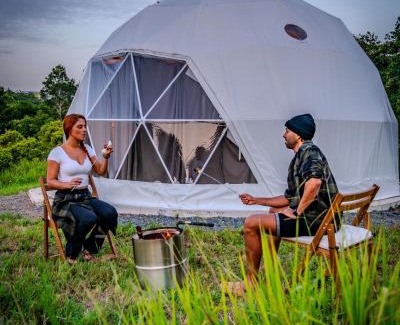 Ciales Otro | Unique Glamping Experience & Romantic Dome with Nature Escape and River