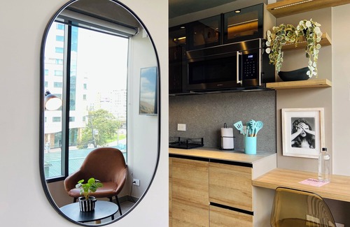 Calle 100 Apartamento | Unique loft/piscina/auto check in/parque 93