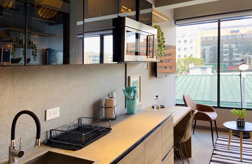 Calle 100 Apartamento | Unique loft/piscina/auto check in/parque 93