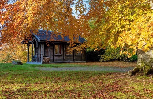 Nairn Cabina | Cabina noruega única encaramada sobre el río Findhorn con una vista impresionante