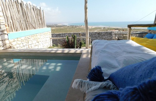 Essaouira Cabaña | Unique ocean view Blue cabin with private pool