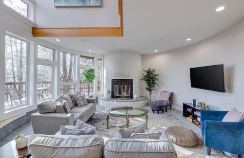 Bushkill Casa | Unique Roundhouse: Hot Tub-Game Room-FirePit&More!