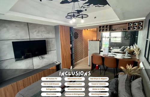San Fernando Apartamento | Unique Studio for Couples with Netflix & Mt Arayat View