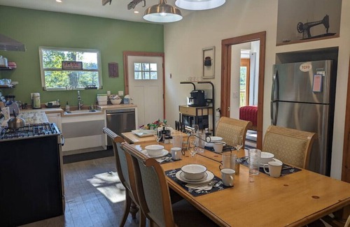 Hurleyville Casa | Universally Accessible Agrihood Farmhouse Hiking/Fireplace/Getaway